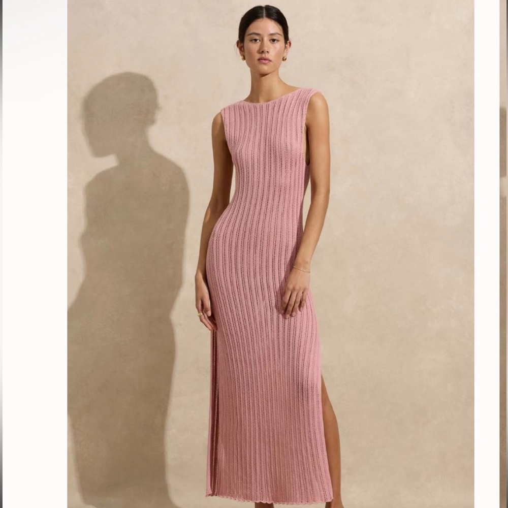 Pink maxi dress